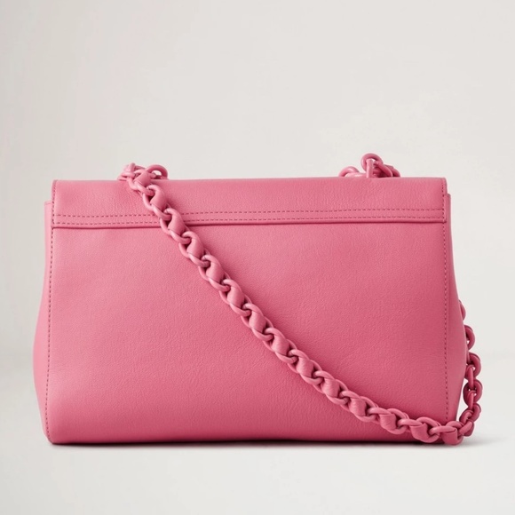 Mulberry 'Lily Medium' in Geranium Pink Micro Classic Grain - MSRP $1395 - NWT - Picture 5 of 6